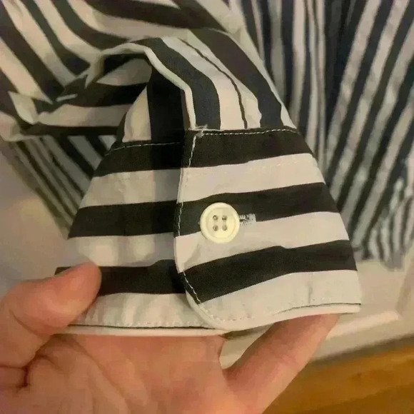 NWT See Rose Go Signature Tunic Shirt Grey & White striped, Womens Plus Size 4x - Picture 12 of 12